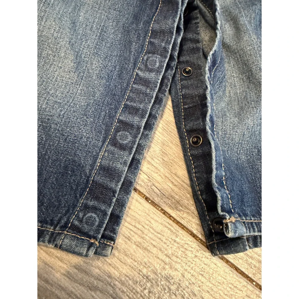Oshkosh‎ B'gosh 12 Months Baby Denim Overalls Bibs Jeans Vestbak Boys Girls